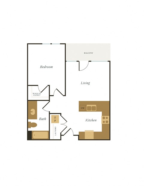 bedroom floor plan at the falls apartments in raleigh nc
